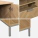 Aparador con efecto espiga de 2 puertas, 160cm Aparador con efecto espiga de 2 puertas, 160cm Madera
