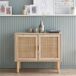 Aparador efecto caña y madera con 2 puertas, 80cm Aparador efecto caña y madera con 2 puertas, 80cm Madera