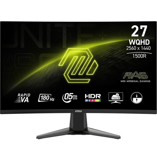 Monitor Gaming MSI MAG 27CQ6F Quad HD 27 180 Hz Monitor Gaming MSI MAG 27CQ6F Quad HD 27 180 Hz