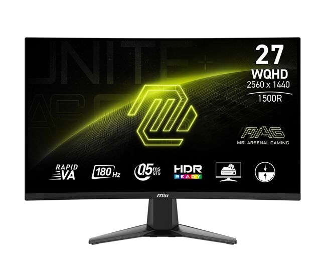 Monitor gaming msi mag 27cq6f quad hd 27" 180 hz