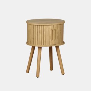 Mesa de cabeceira com 2 portas de correr, Legacy, Natural, 40x34x54.8 cm