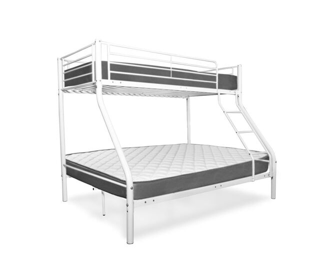 Oferta: litera de matrimonio metalica + 2 colchones