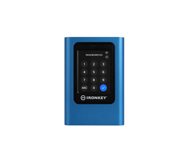Disco duro externo kingston ikvp80es/960g azul 960 gb