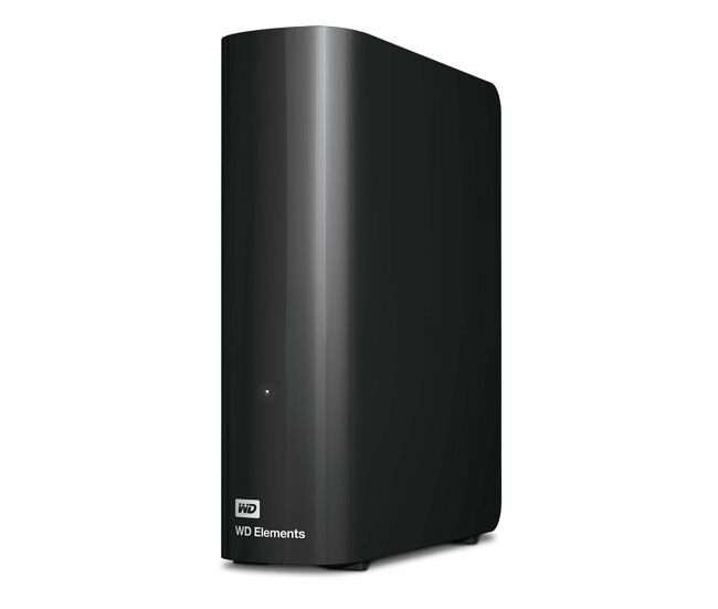 Disco duro externo western digital elements desktop 12 tb negro