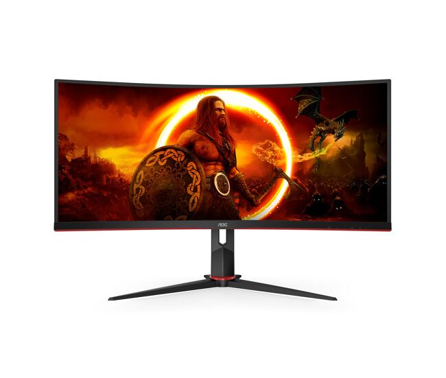 Monitor aoc cu34g2xp/bk 34" 180 hz