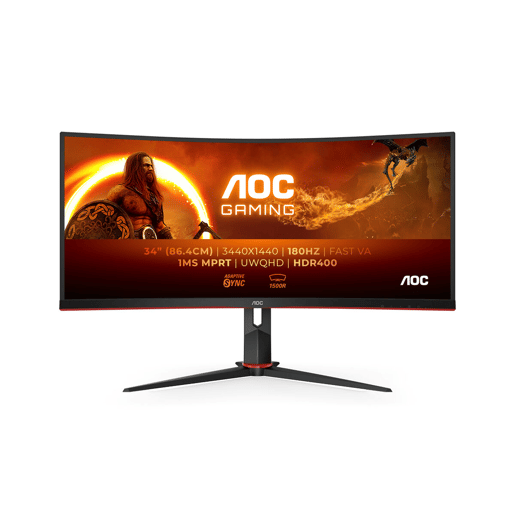 Monitor AOC CU34G2XPBK 34 180 Hz Monitor AOC CU34G2XPBK 34 180 Hz