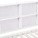 Cama cabaña infantil de madera maciza con 2 cajones Cama cabaña infantil de madera maciza con 2 cajones Blanco
