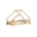 Cama cabaña infantil de madera de pino 206x96 Cama cabaña infantil de madera de pino 206x96 Natural