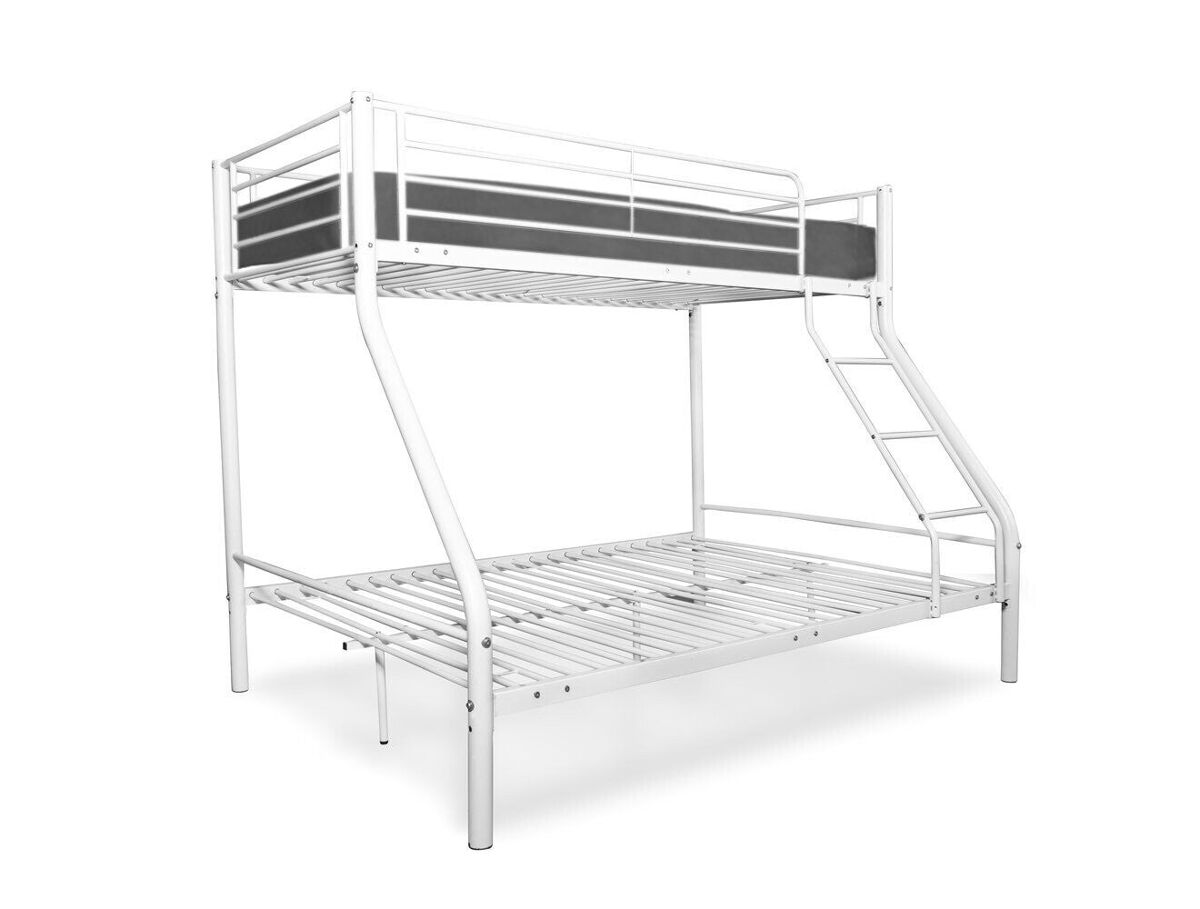 Litera de Matrimonio Metalica con colchon 90cm 200x145