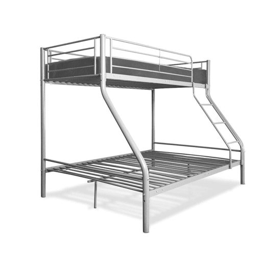 Beliche de metal para cama de casal com colchão de 90cm