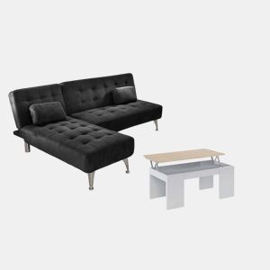 Oferta: Sofá-cama XS Chaise Longue + Mesa de Centro Elevatória