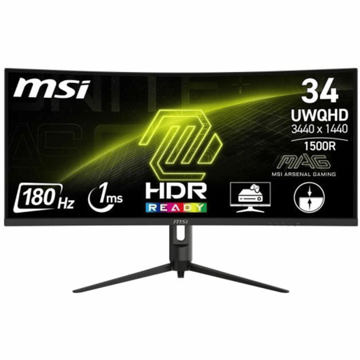 Monitor MSI MAG 342CQR E2 34 UltraWide Quad HD 50 - 60 Hz 180 Hz