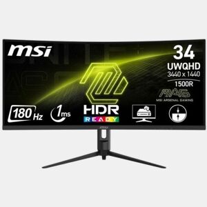 Monitor MSI MAG 342CQR E2 34 UltraWide Quad HD 50 - 60 Hz 180 Hz
