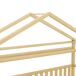 Cama cabaña infantil de madera de pino con 2 cajones Cama cabaña infantil de madera de pino con 2 cajones Natural
