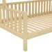 Cama cabaña infantil de madera de pino con 2 cajones Cama cabaña infantil de madera de pino con 2 cajones Natural