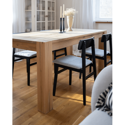 Conjunto de 2 cadeiras de jantar STACY Madeira Cinzento claro
