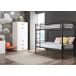Litera Metalica Doble Cama 201x98 Litera Metalica Doble Cama 201x98 Negro