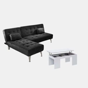 Oferta: Sofá-cama XS Chaise Longue + Mesa de Centro Elevatória