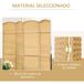 Biombo Polipropileno HOMCOM, hogar - decoración Biombo Polipropileno HOMCOM, hogar - decoración Marrón