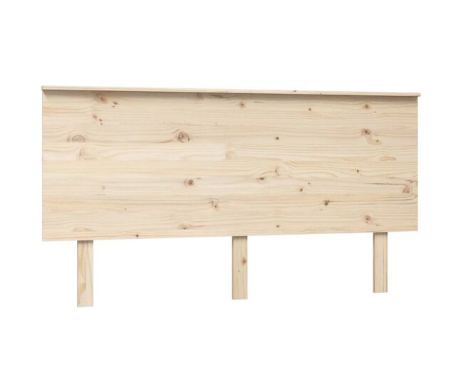 Cabecero de cama madera maciza de pino 154x6x82,5 cm