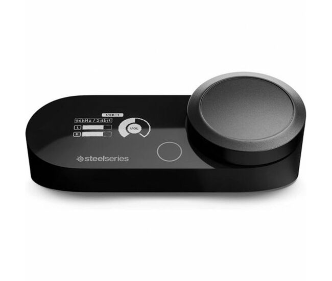 Amplificador de sonido intraauricular con accesorios steelseries gamedac gen 2