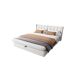 Cama de matrimonio de pu con almacenaje 180x207 Cama de matrimonio de pu con almacenaje 180x207 Blanco