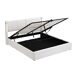 Cama de matrimonio de pu con almacenaje 180x207 Cama de matrimonio de pu con almacenaje 180x207 Blanco