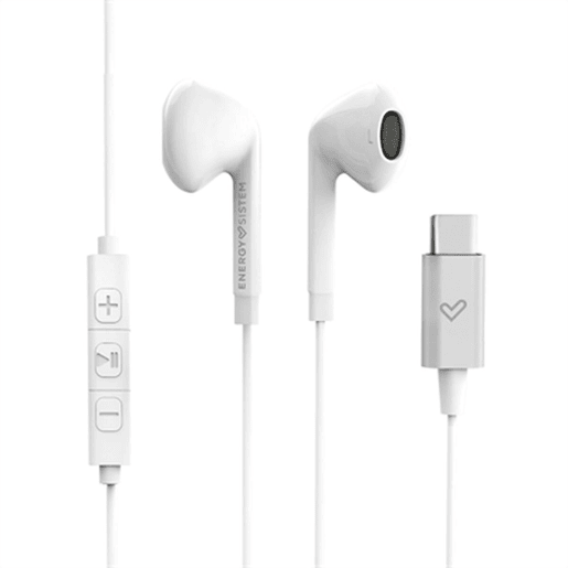 Auriculares com microfone Energy Sistem Smart 2 USB-C - Branco
