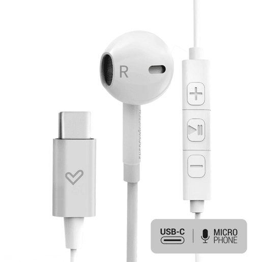 Auriculares com microfone Energy Sistem Smart 2 USB-C - Branco