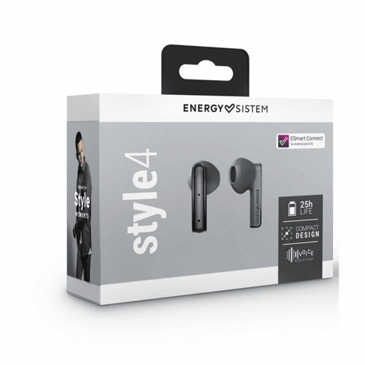Auriculares in Ear Bluetooth Energy Sistem TW Style 4 Cinzento