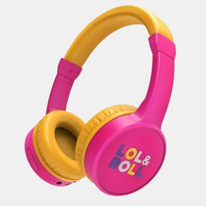Fones de Ouvido Bluetooth de Faixa de Cabeça Energy Sistem Lol&Roll Pop Kids Cor de Rosa