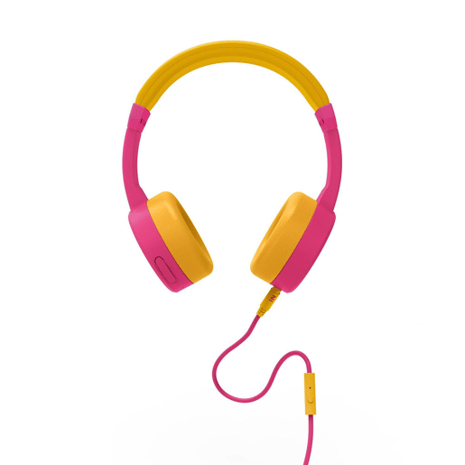 Fones de Ouvido Bluetooth de Faixa de Cabeça Energy Sistem Lol&Roll Pop Kids Cor de Rosa