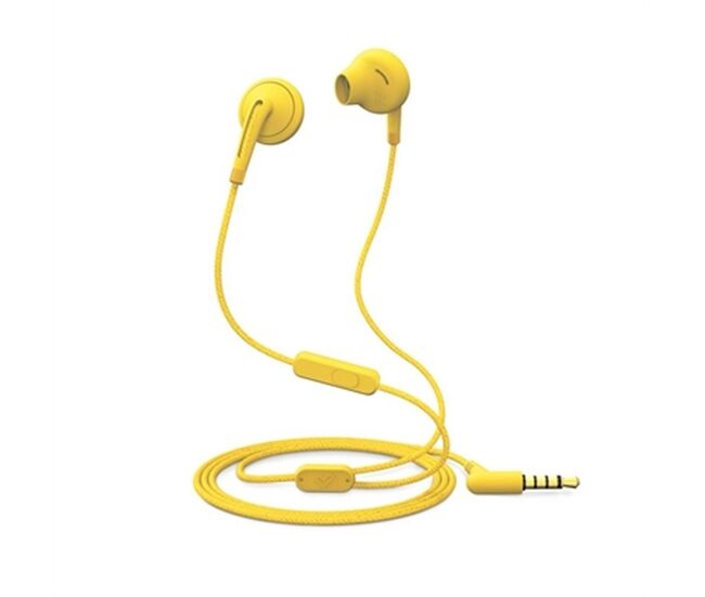 Auriculares con micrófono energy sistem style 2+ 3 mw - amarillo