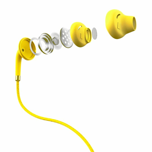 Auriculares com microfone Energy Sistem Style 2+ 3 mW - Amarelo