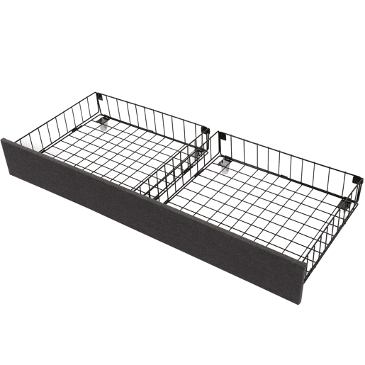 Cama de casal de linho 140x200cm com armazenamento,1 gaveta e luz LED,cinzento Cama de casal de linho 140x200cm com armazenamento,1 gaveta e luz LED,cinzento