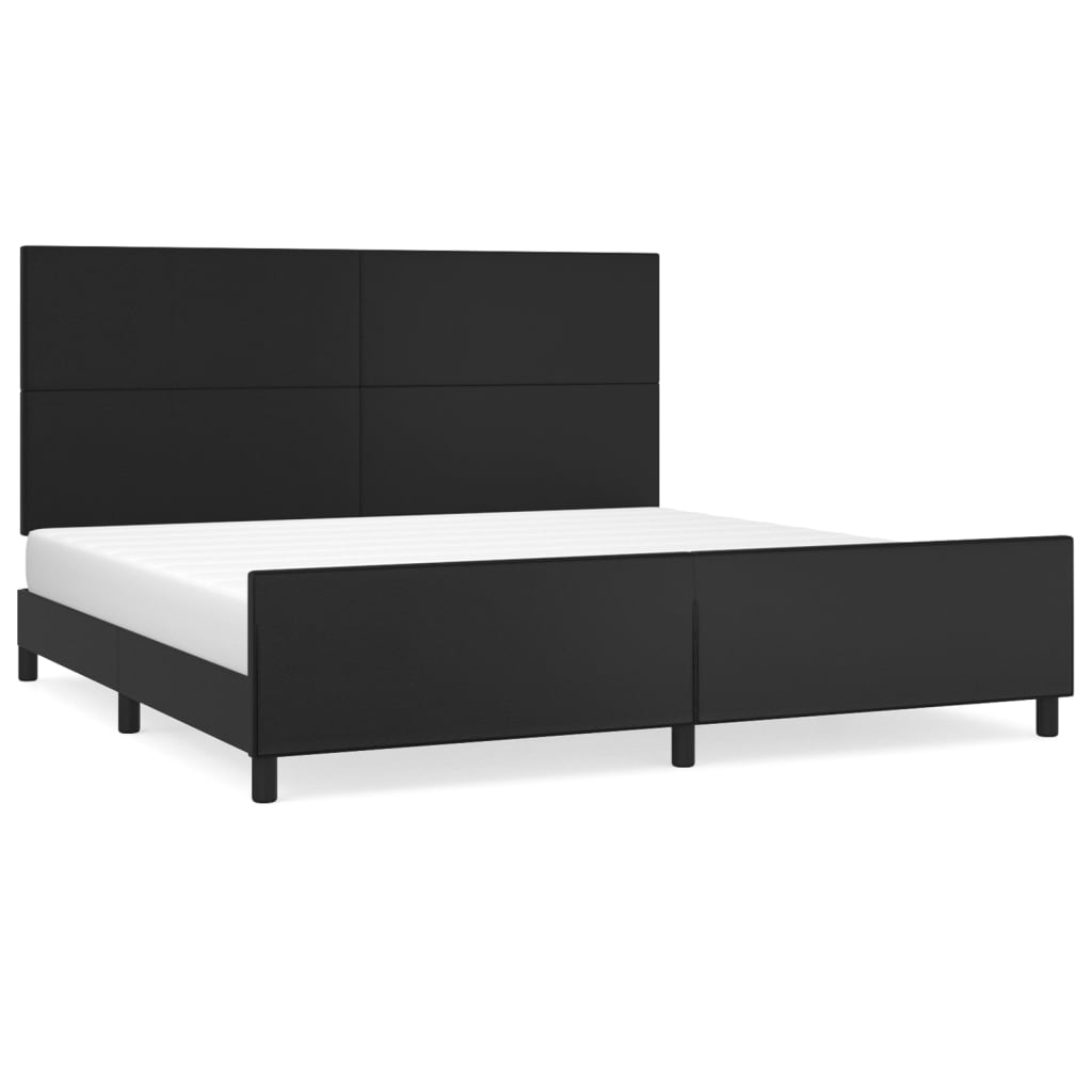 Estructura de cama 200x200 Negro