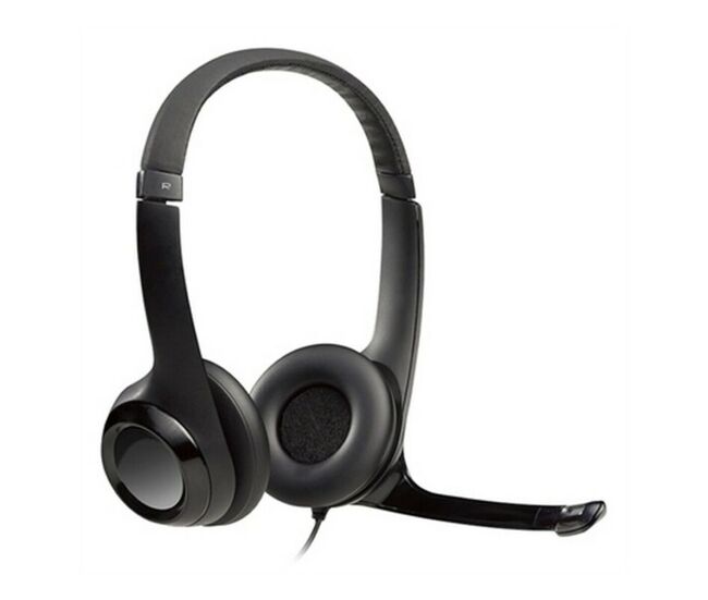 Auriculares con micrófono logitech 981-000406 negro