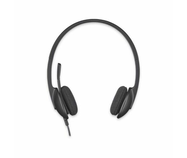 Auriculares con micrófono logitech 981-000475 usb 1,8 m negro