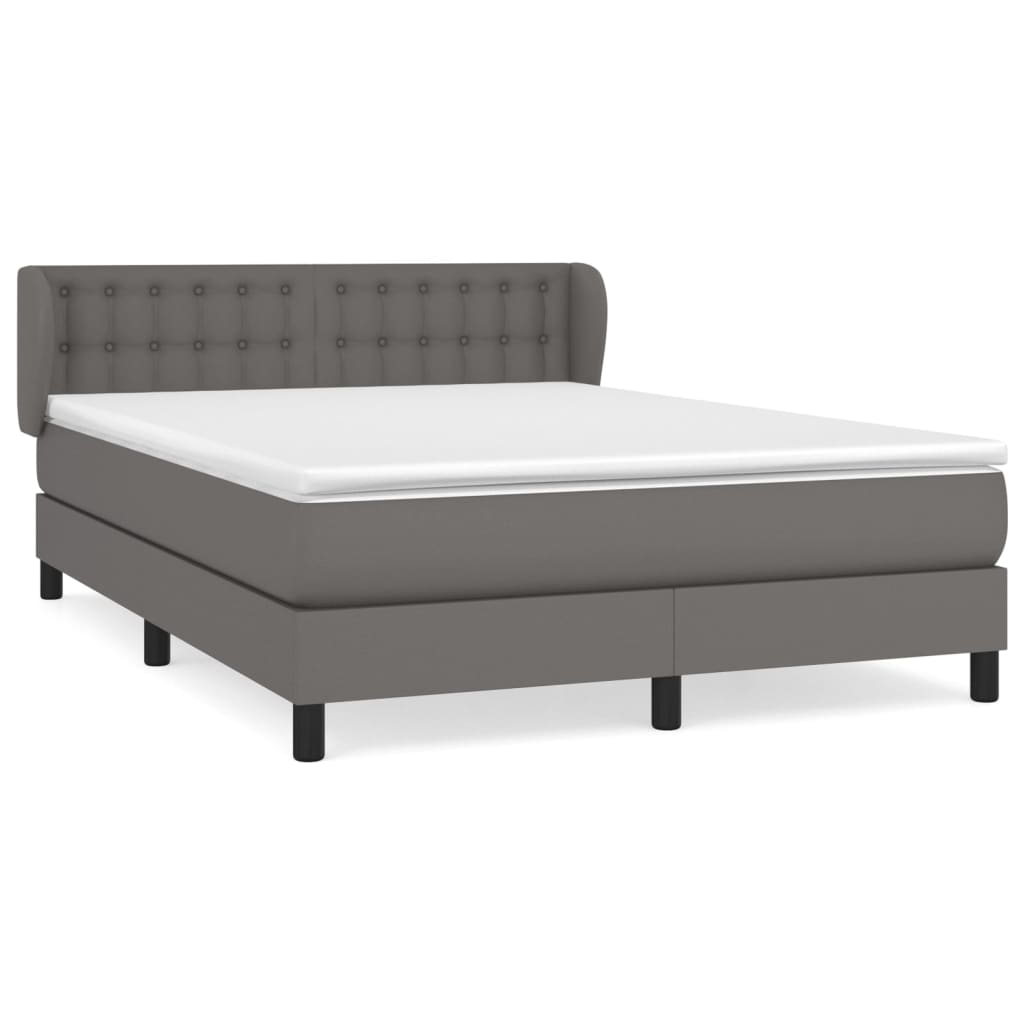 Cama box spring 140x200 Gris