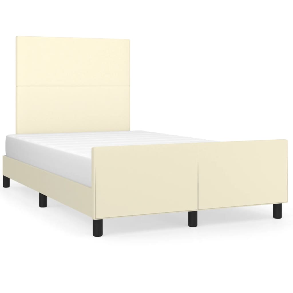 Estructura de cama 120x200 Crema