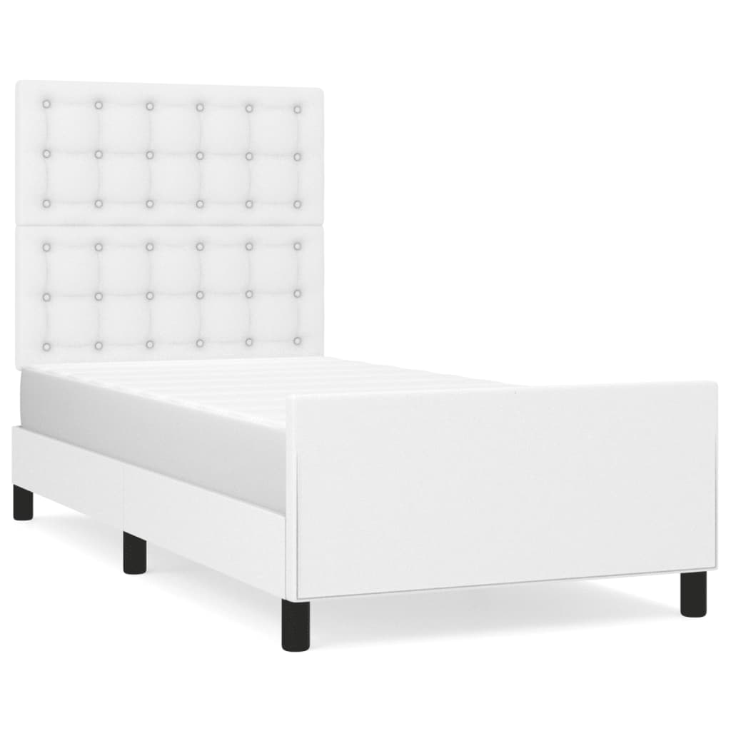 Estructura de cama 90x190 Blanco