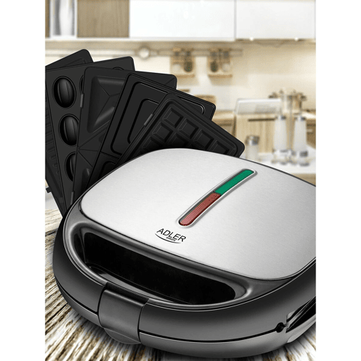 Sanduicheira Adler AD 3040 Preto Cinzento 1200 W