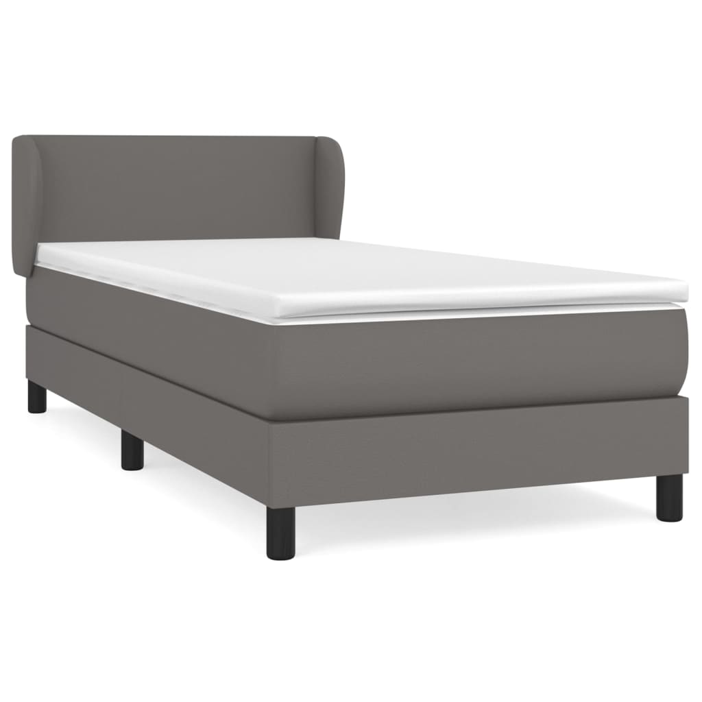 Cama box spring 90x200 Gris