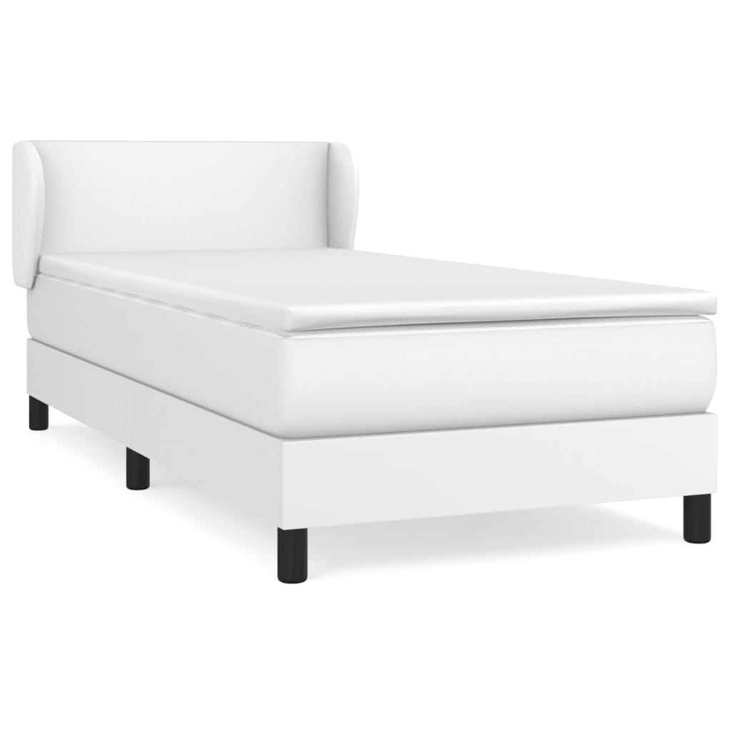 Cama box spring 90x200 Blanco