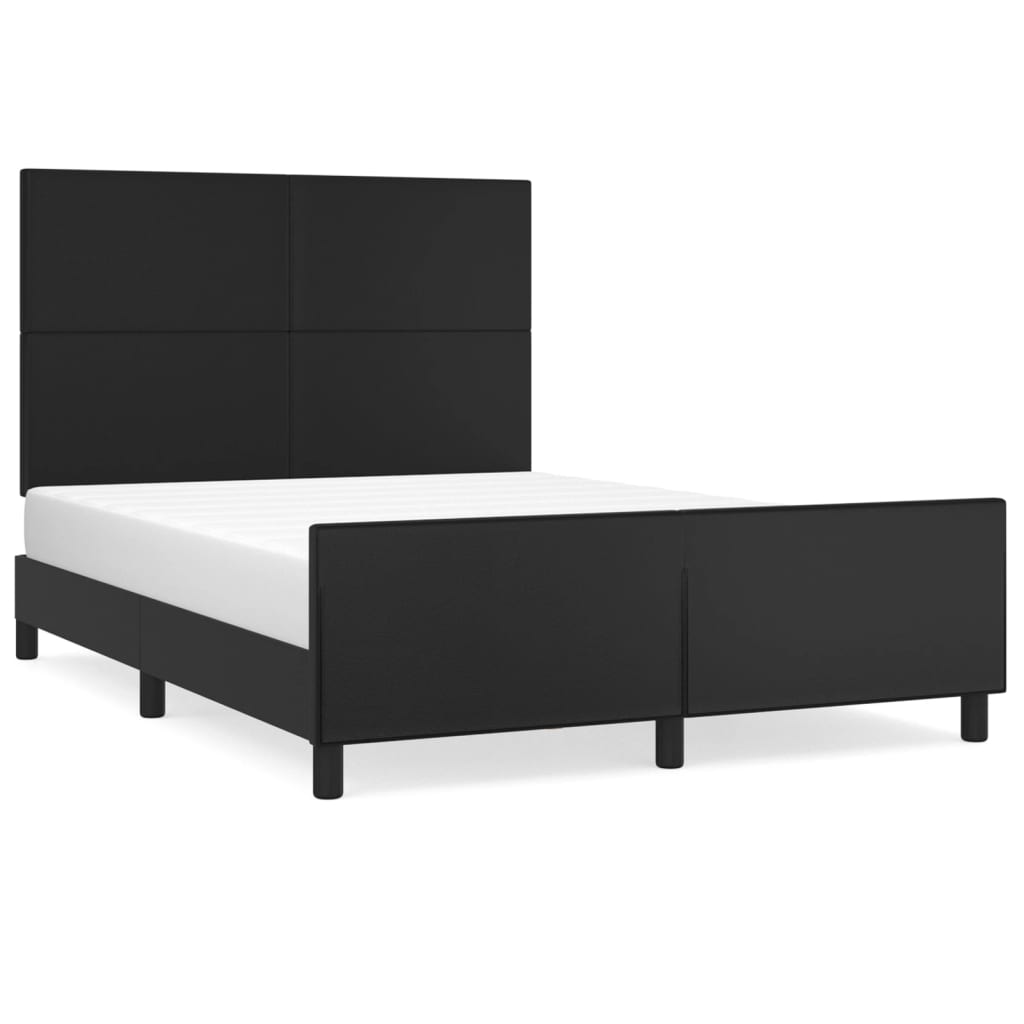 Estructura de cama 140x190 Negro