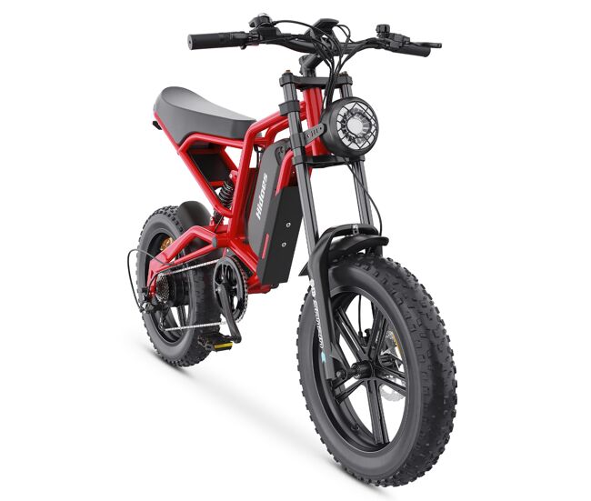Conoce la hidoes hd-b6: 1200w y batería 48v15.6ah en color rojo