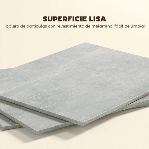 HOMCOM Mesa de Sala de Jantar Dobrável Mesa de Madeira com 2 Prateleiras de Armazenamento e Rodas para Cozinha 75x140x74 cm Cinza