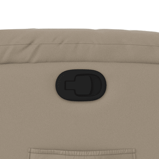 vidaXL Poltrona reclinável couro artificial cor cappuccino vidaXL Poltrona reclinável couro artificial cor cappuccino
