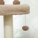 Árbol para Gato Aglomerado de madera, Poliéster PawHut Árbol para Gato Aglomerado de madera, Poliéster PawHut Marrón