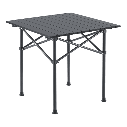 Mesa portátil com 2 cadeiras de campismo dobráveis Bellante Tecido de aço - Cinzento casa.pro Mesa portátil com 2 cadeiras de campismo dobráveis Bellante Tecido de aço - Cinzento casa.pro